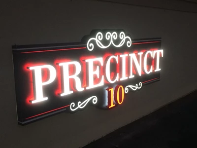 New Signage Illuminates Precinct 10 Speakeasy